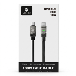 کابل شارژ Lenyes LC306 Type-C به Type-C